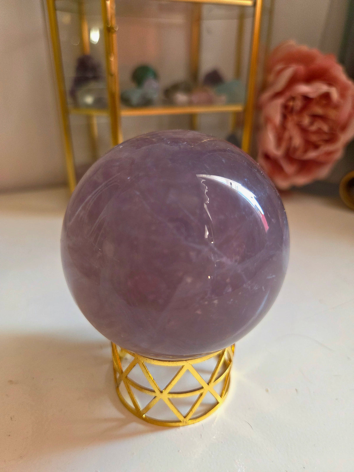 Lavender Flourite With Mica