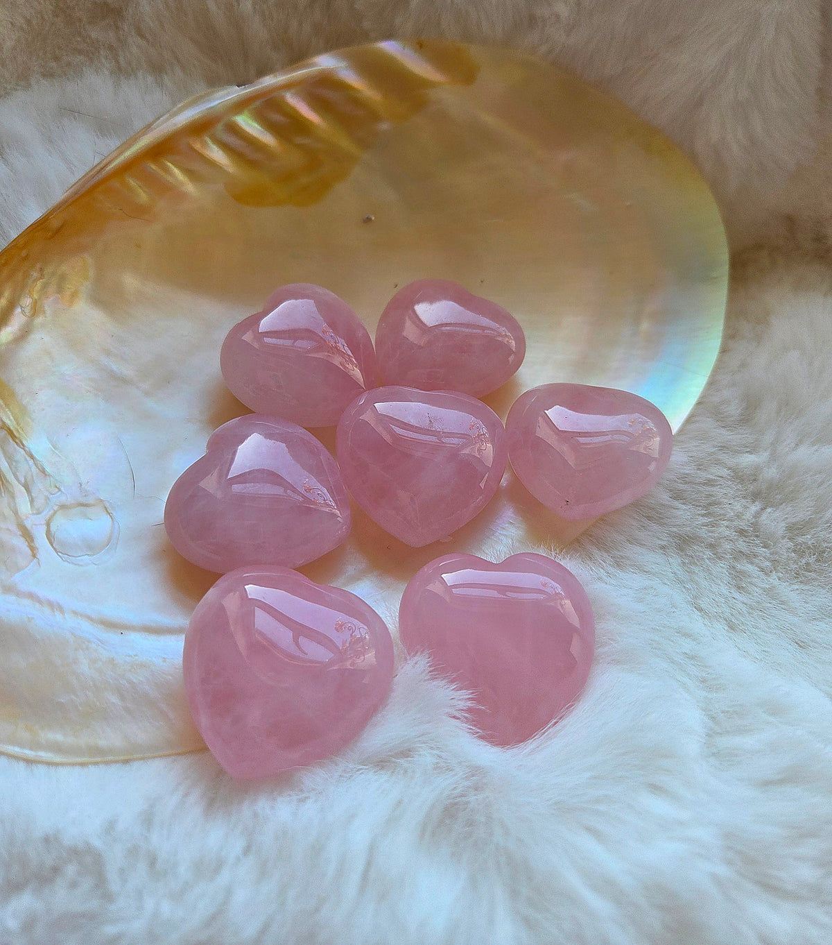 Rose Quartz Mini Heart