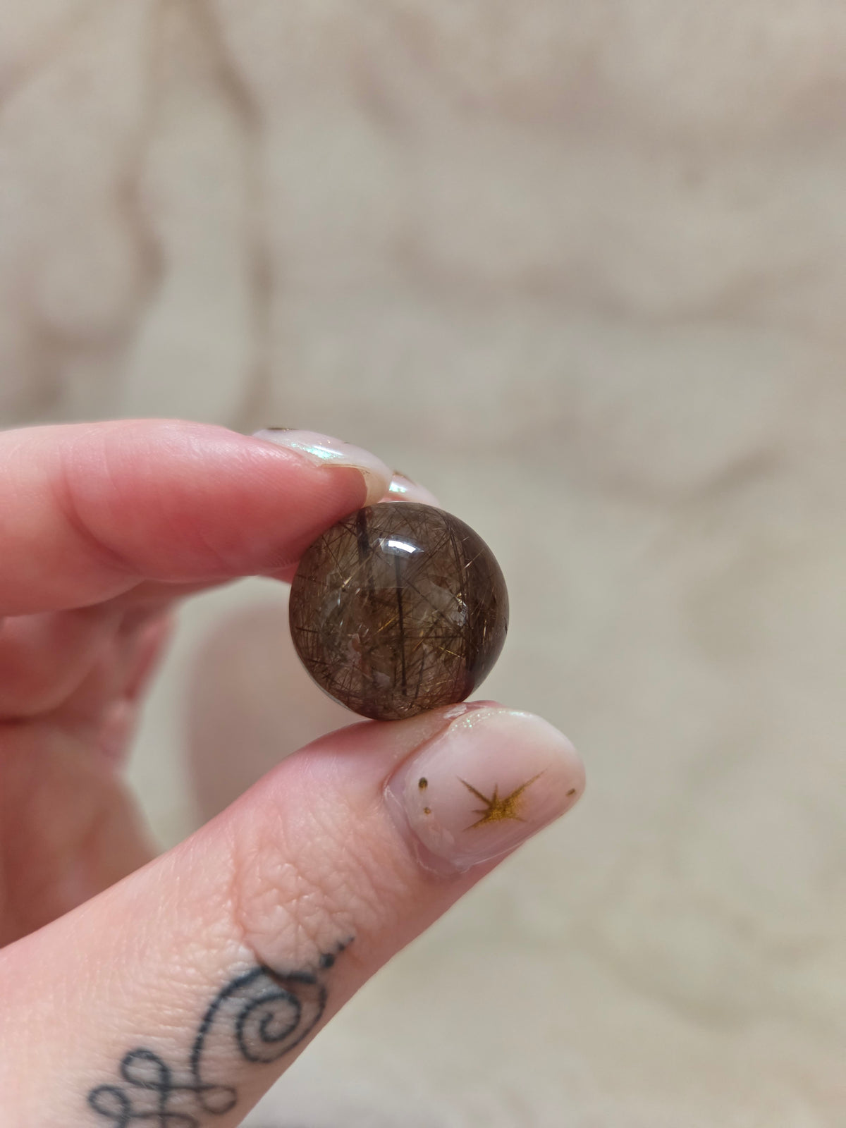 Golden Rutile Mini Spheres