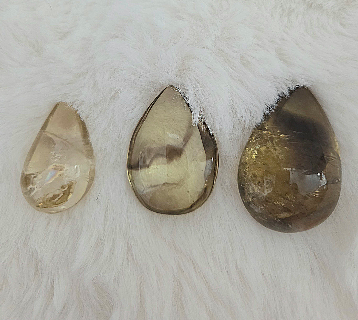 Smokey Citrine Teardrop