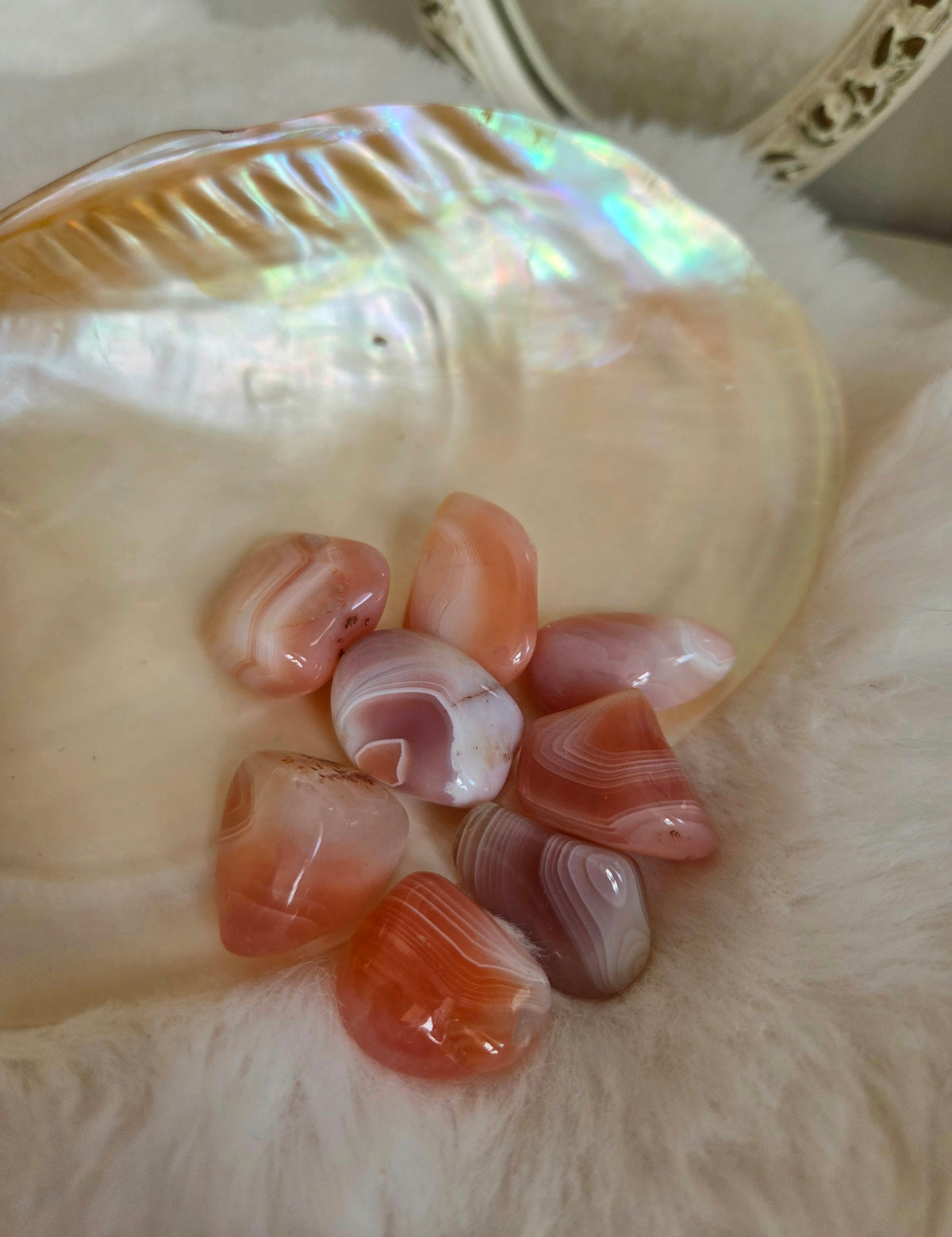 Apricot Agate Tumble
