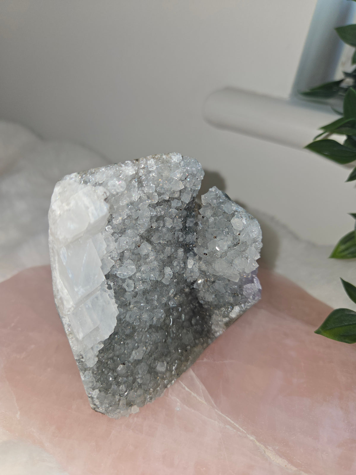 Apophylite with Stillbite Cluster