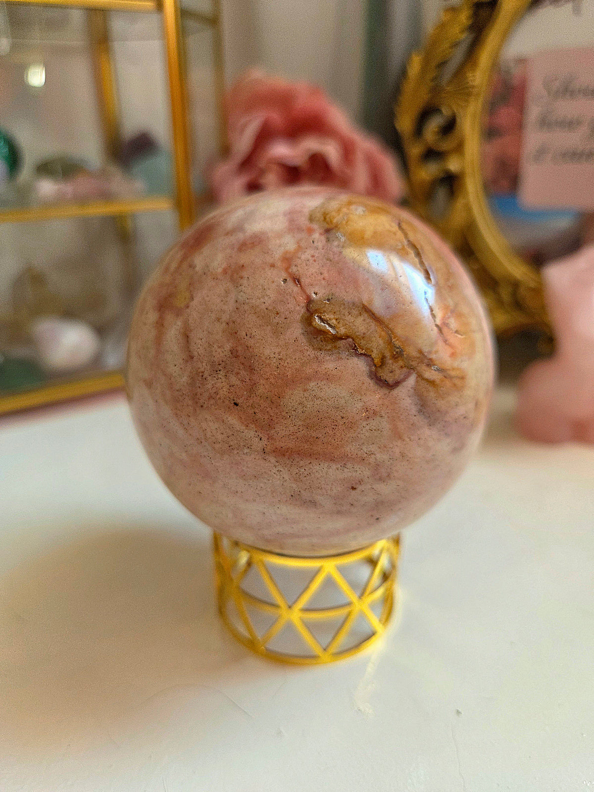 Large Polychrome Jasper Sphere