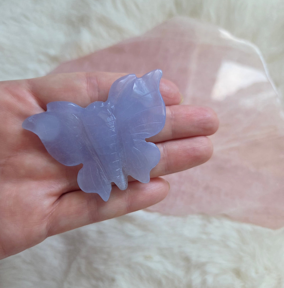 Blue Chalcedony Butterfly