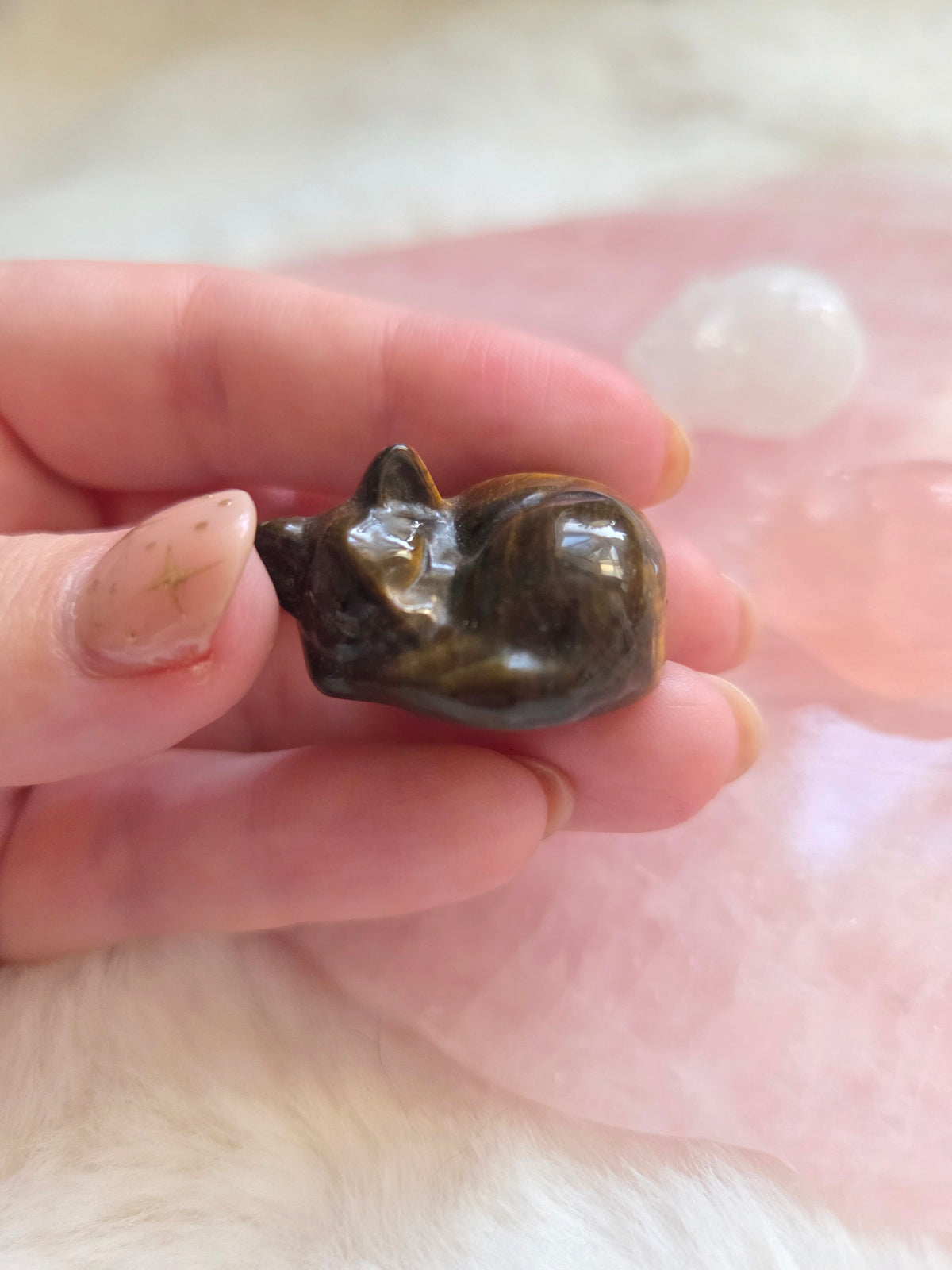 Sleeping Cat Carving