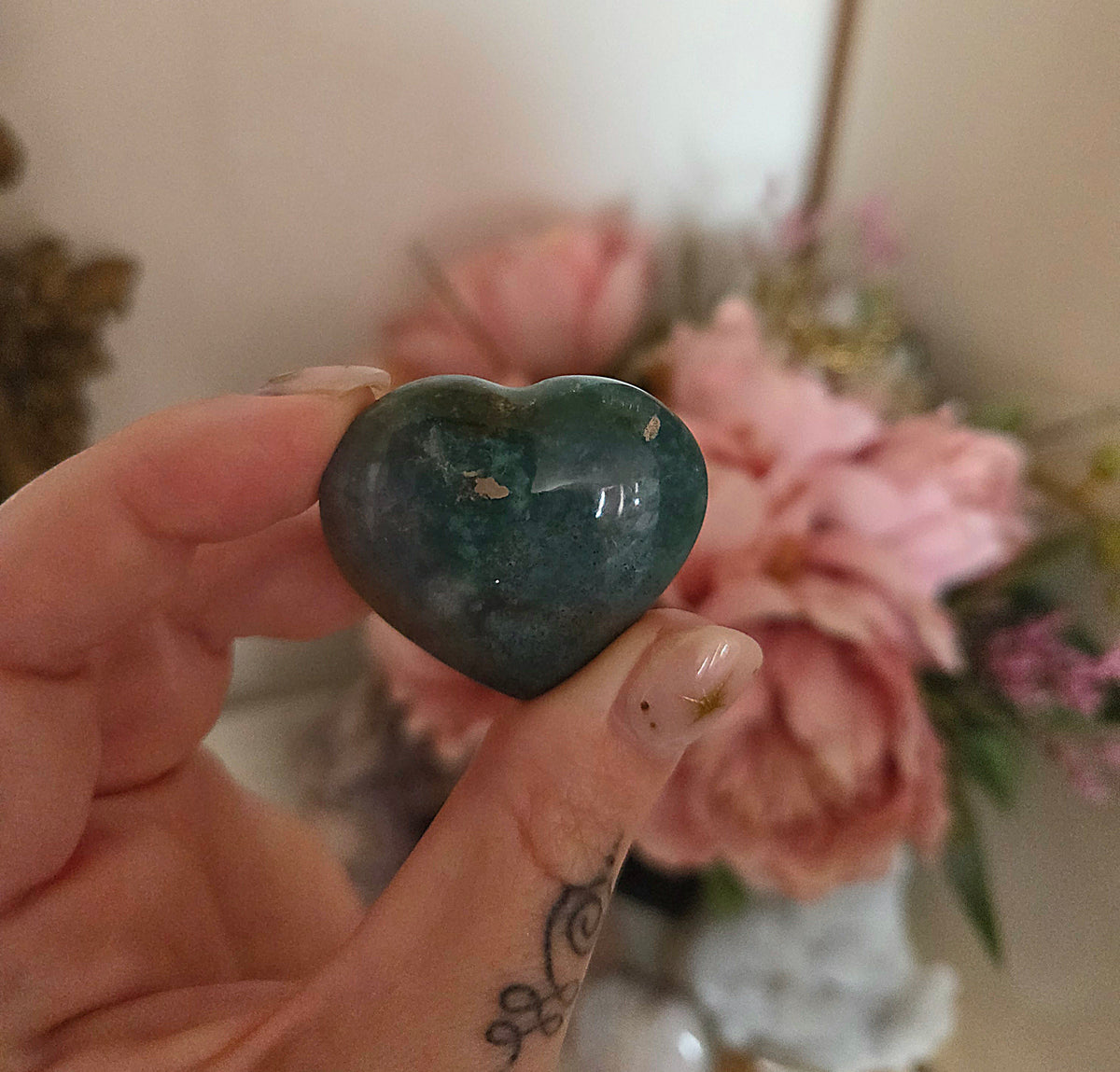 Ocean Jasper mini hearts - You Choose