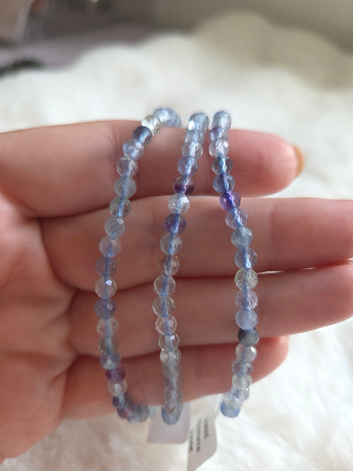 Faceted Aquamarine Bracelet
