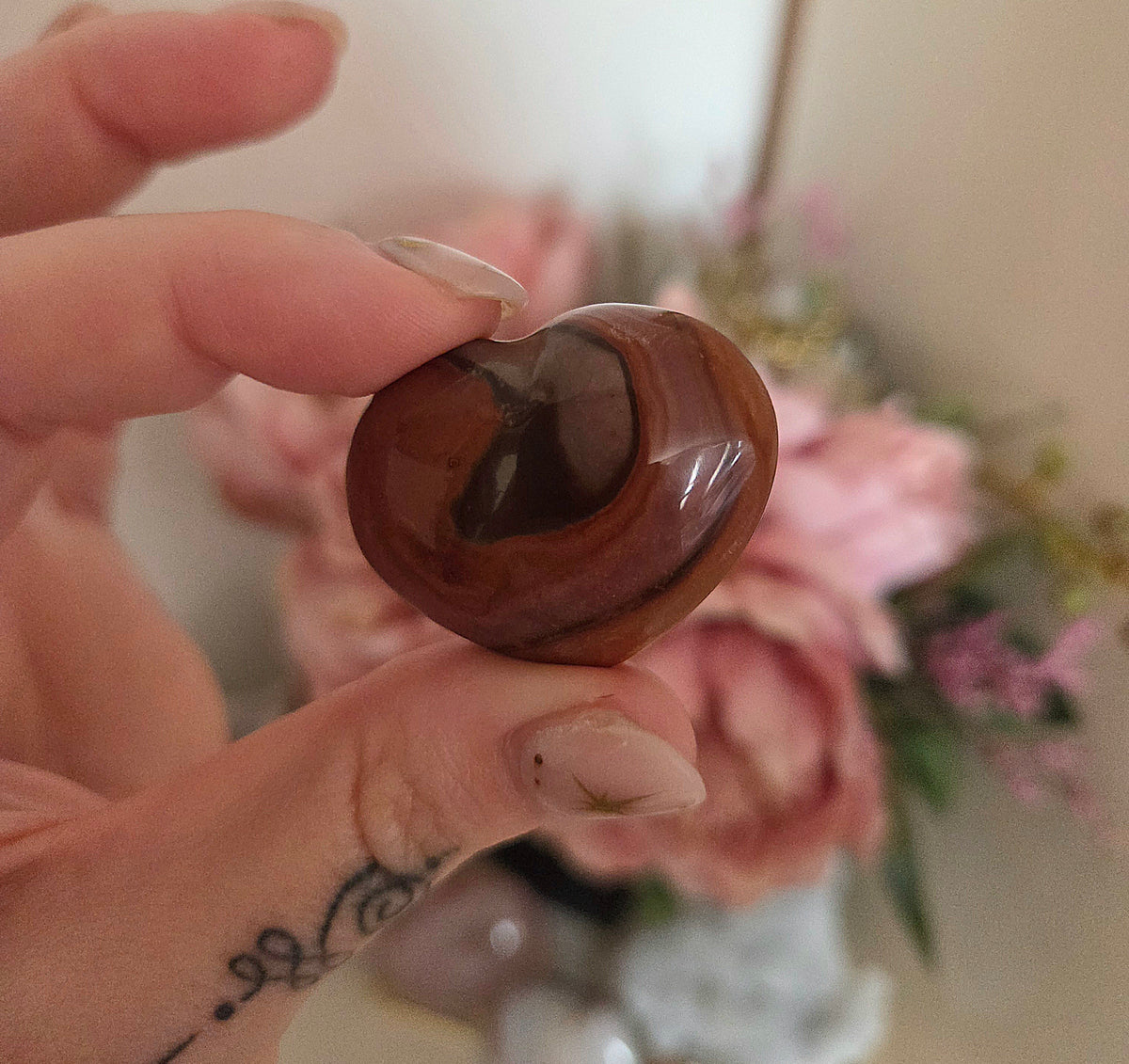 Ocean Jasper mini hearts - You Choose