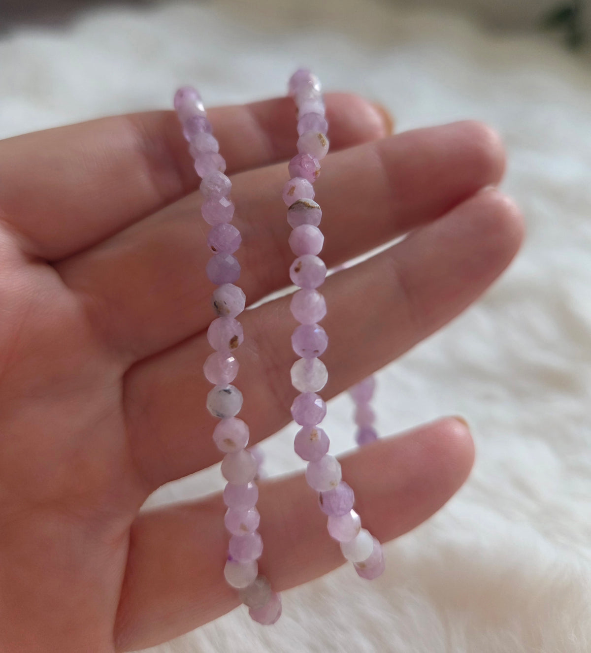 Faceted Kunzite Bracelet