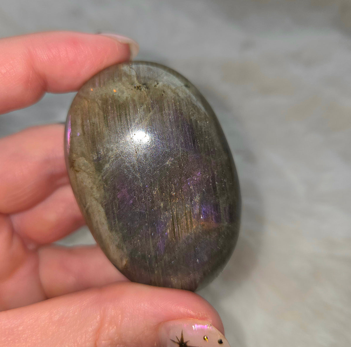Labradorite Palm Stone