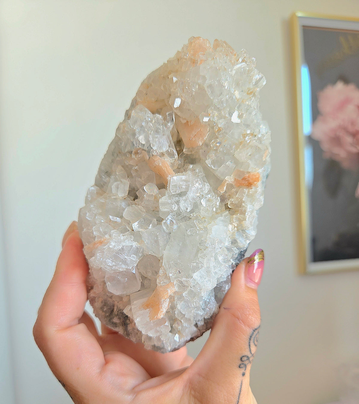 Apophylite with Peach Stilbite