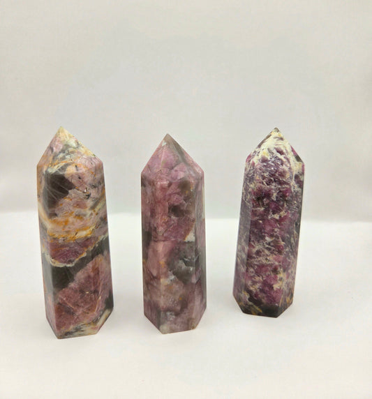 Plum Tourmaline Tower