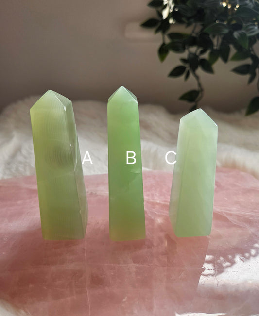 Fingerprint Pistachio Calcite