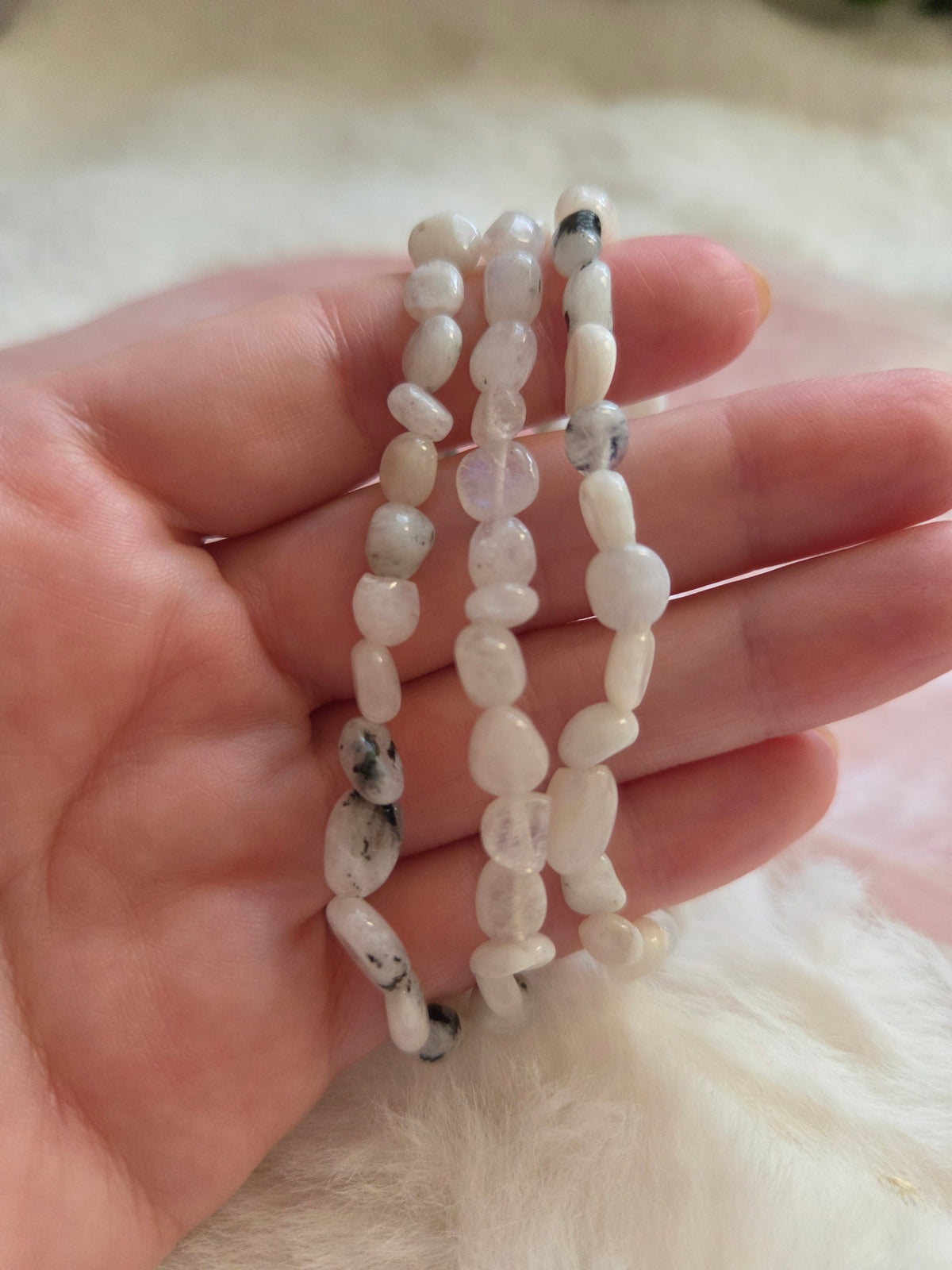 Rainbow Moonstone Bracelet