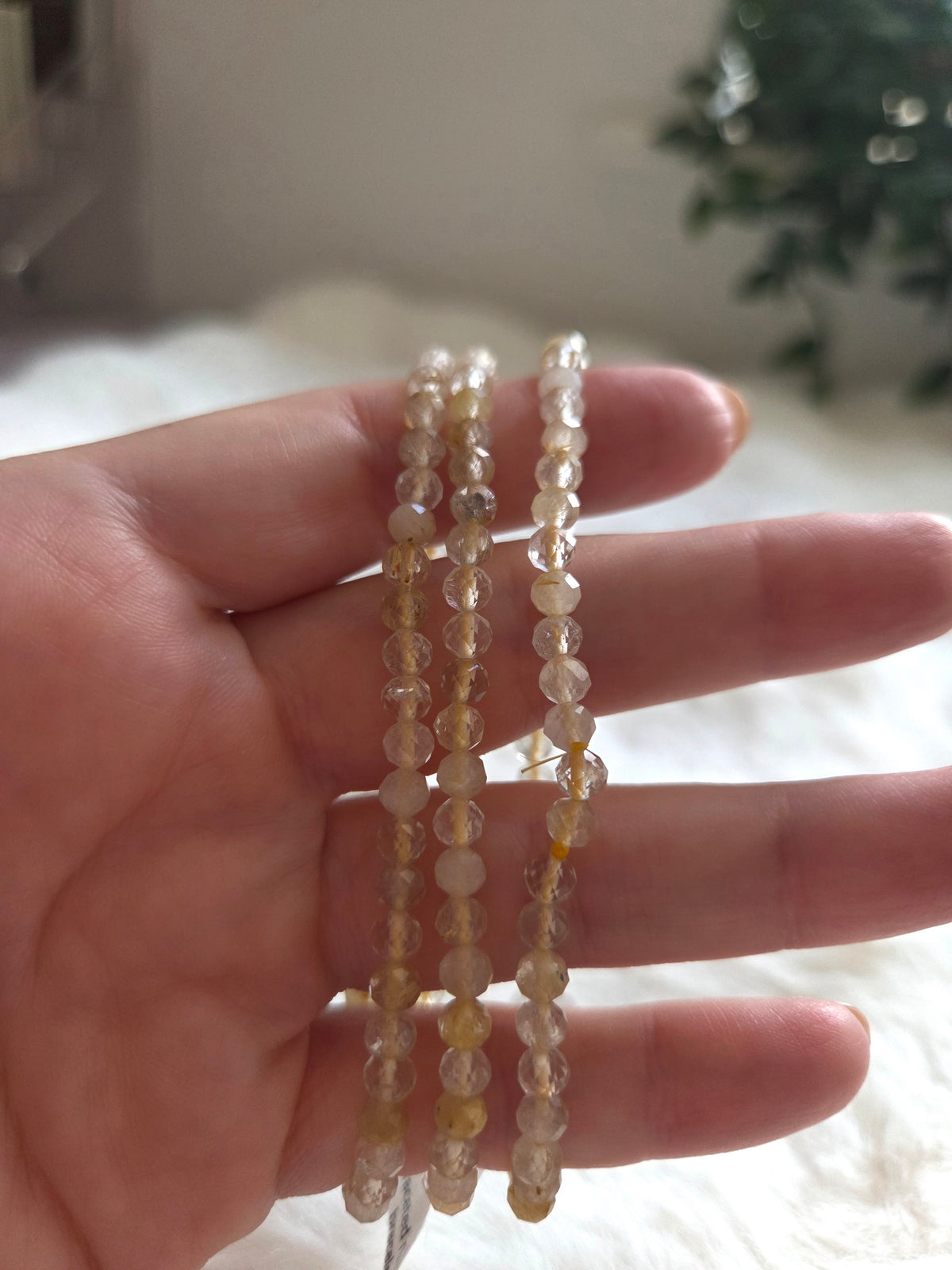 Faceted Golden Rutile