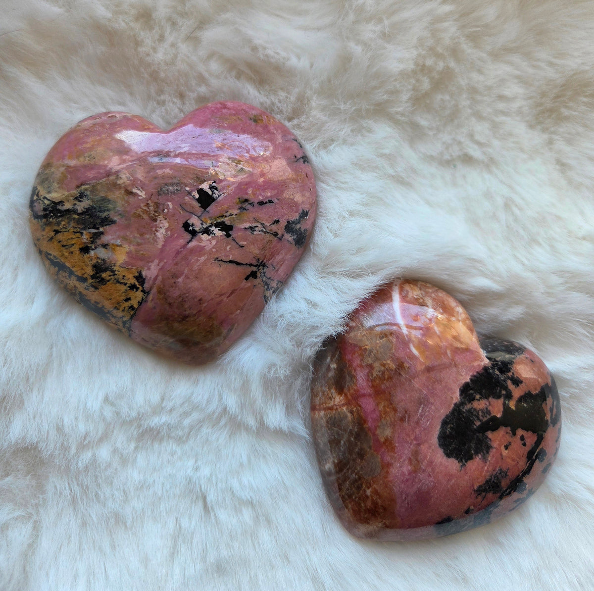 Rhodonite Heart