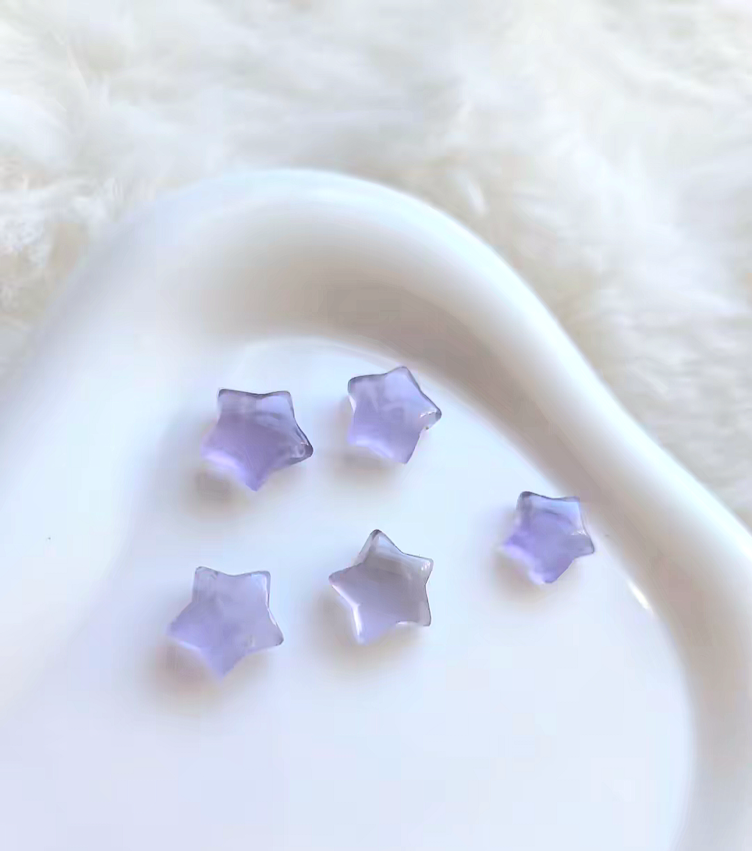 Purple Flourite Mini Star