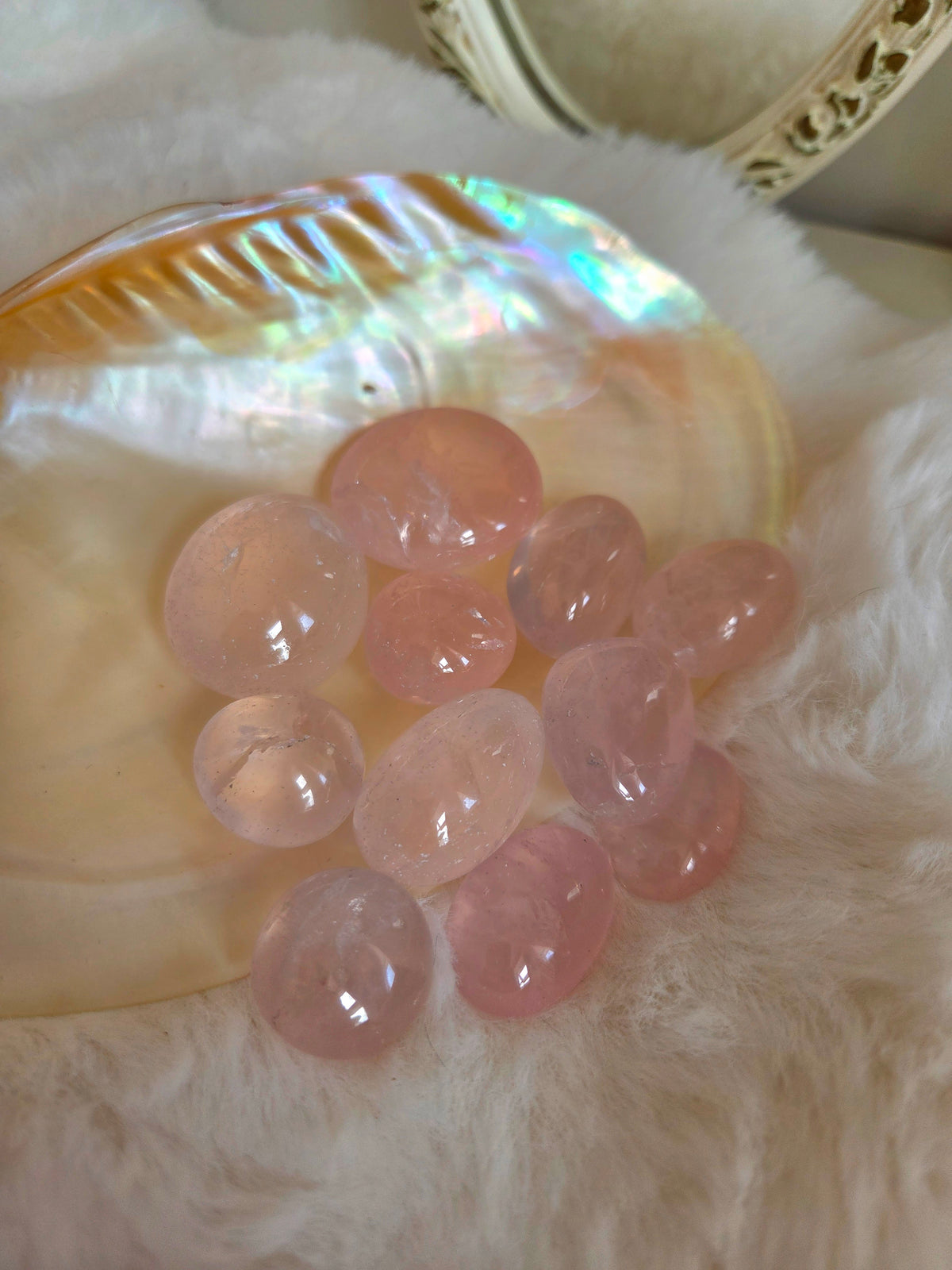 High Quality Rose Quartz Tumble