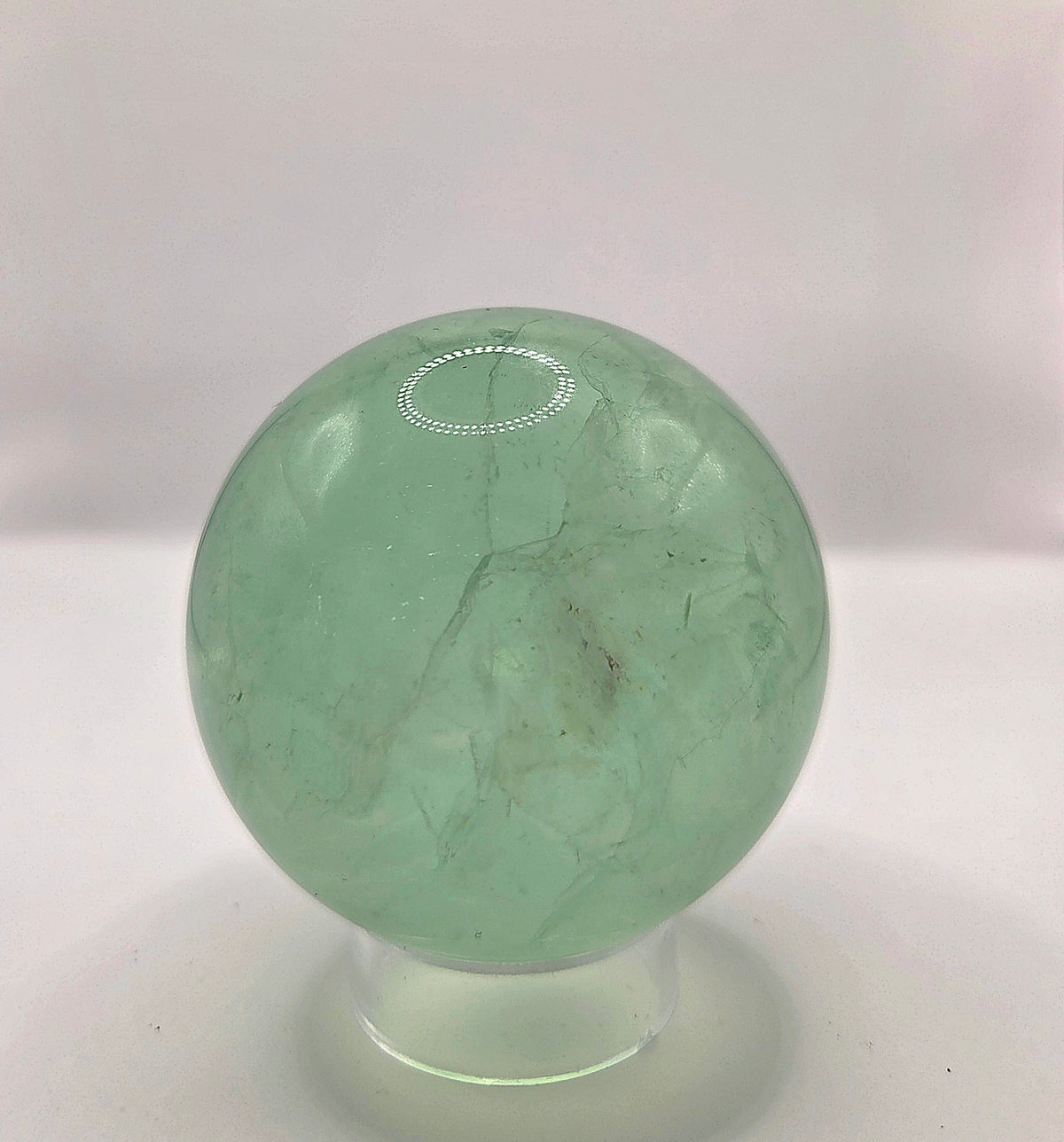 Mint Green Flourite Spheres