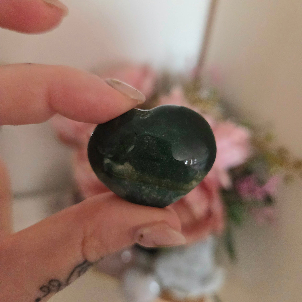 Ocean Jasper mini hearts - You Choose