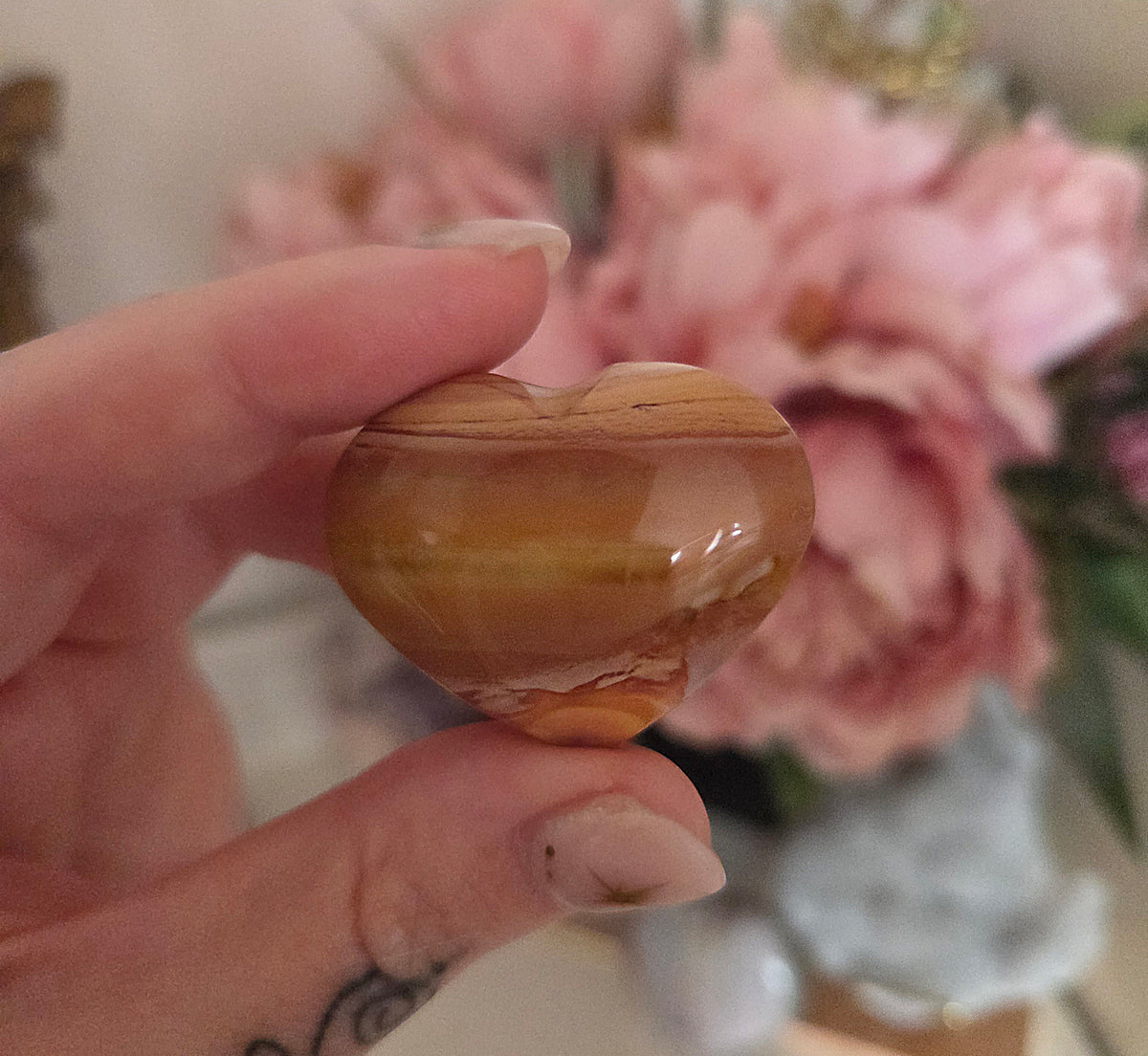 Ocean Jasper mini hearts - You Choose