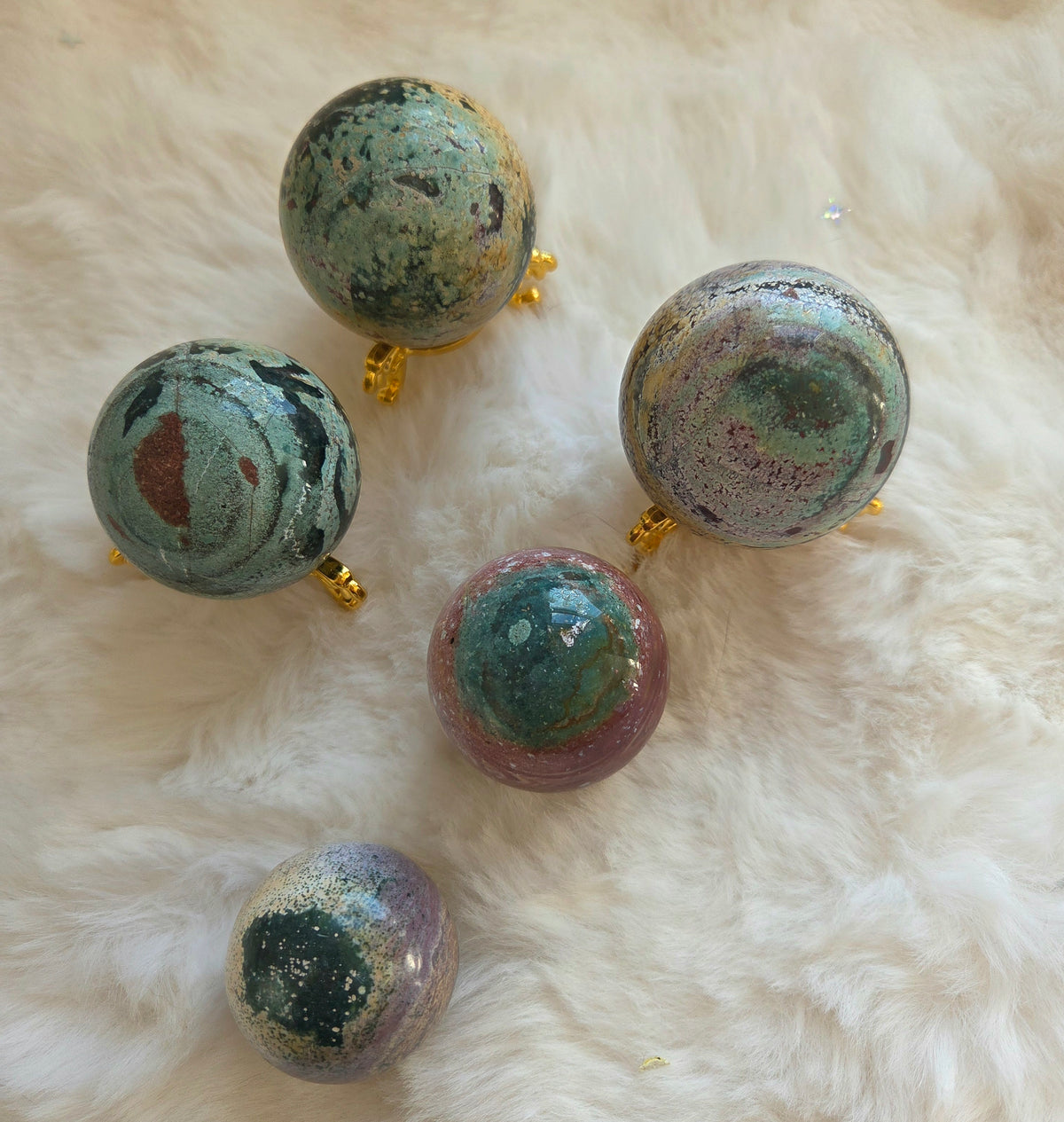 Unicorn Jasper Sphere