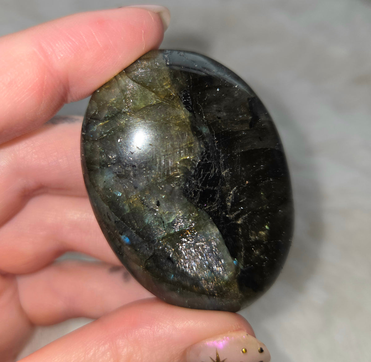 Labradorite Palm Stone