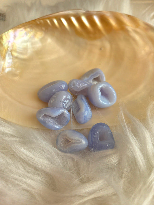 Druzy Blue Lace Agate Tumble