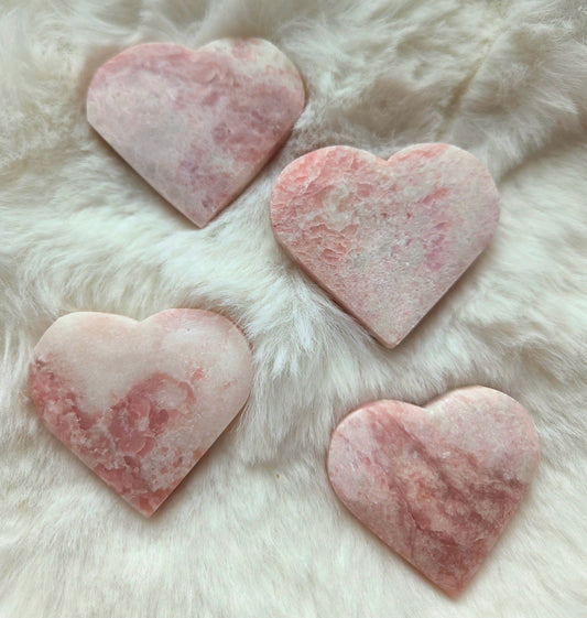 Pink Opal Heart