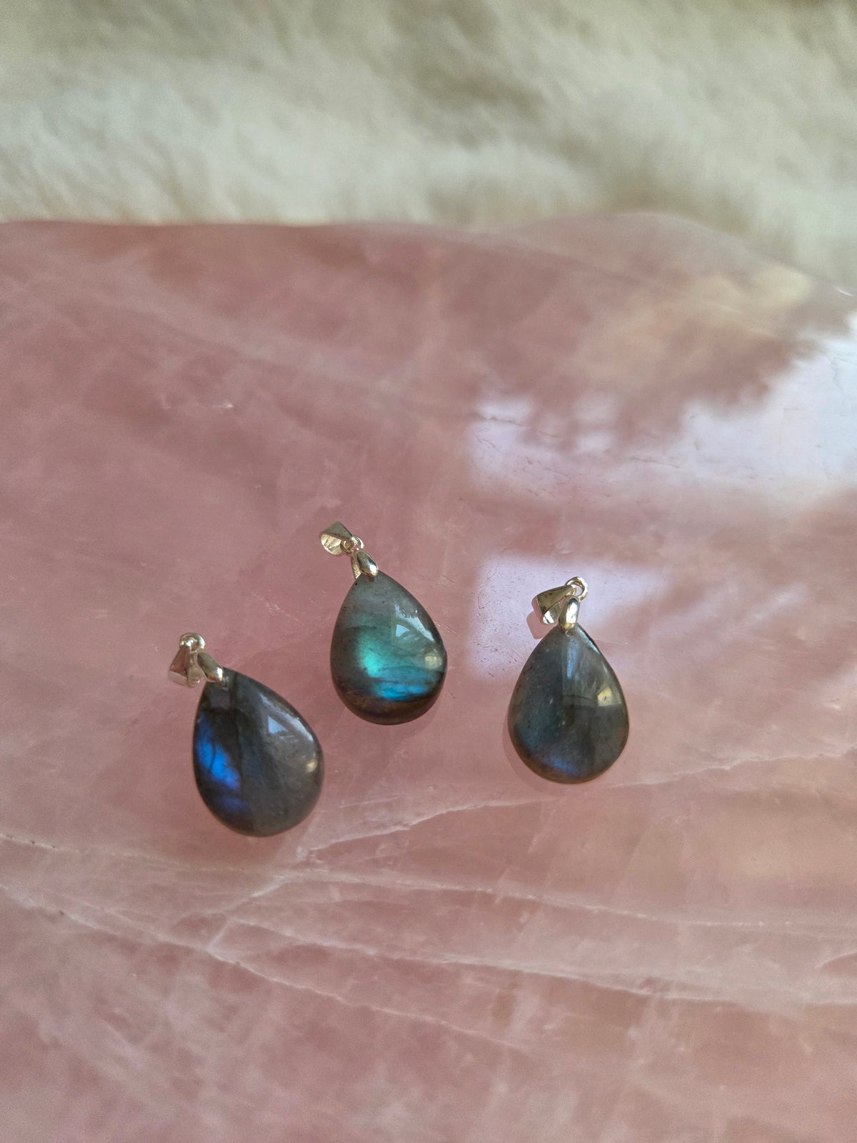 Labradorite Teardrop Pendant