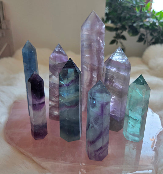 Rainbow Flourite Towers