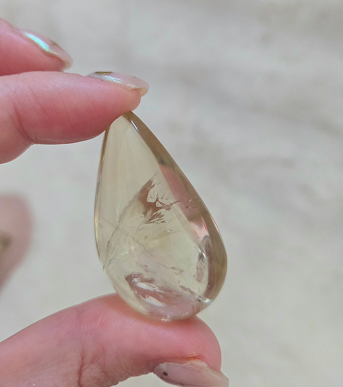 Smokey Citrine Teardrop