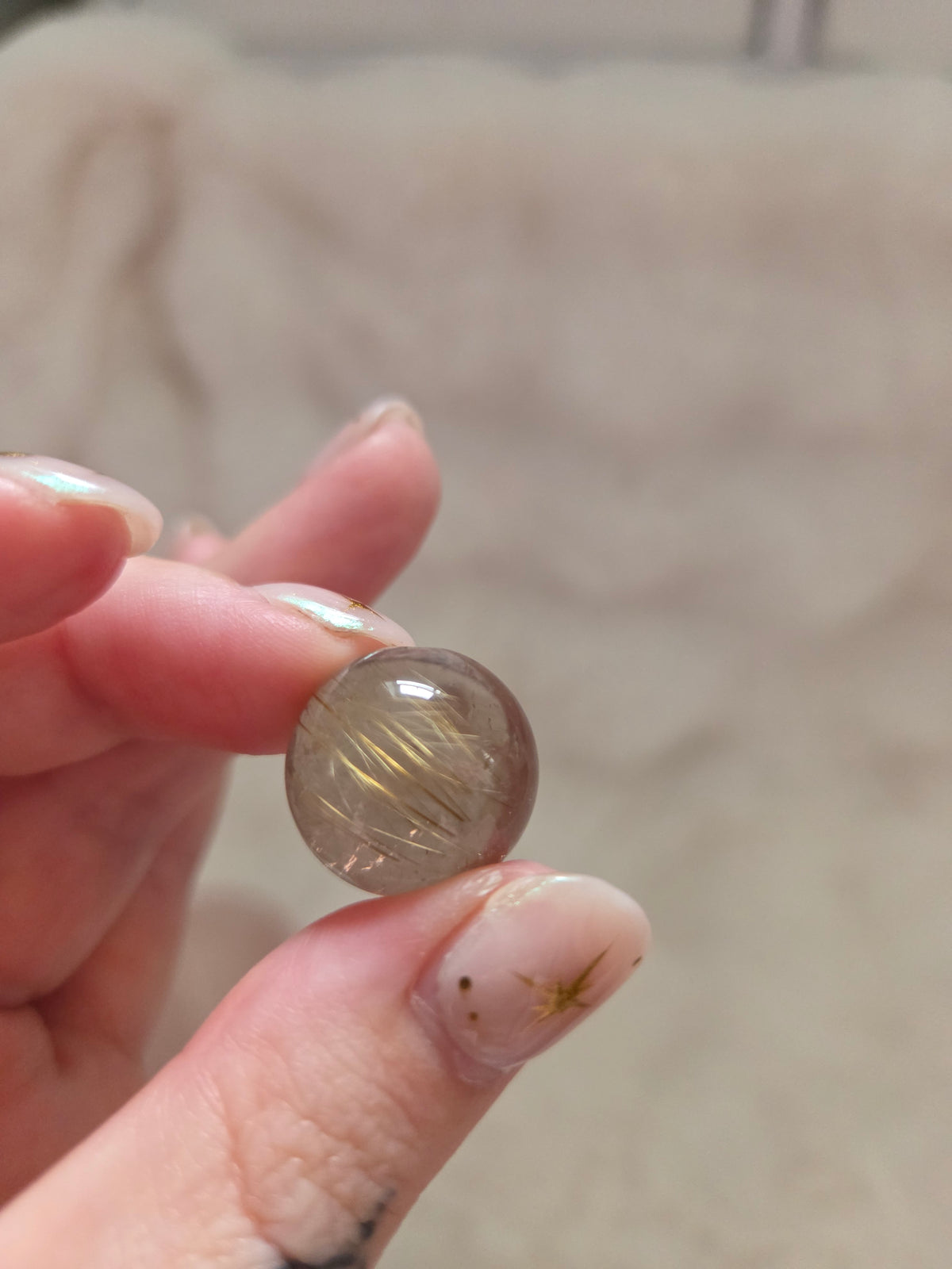 Golden Rutile Mini Spheres