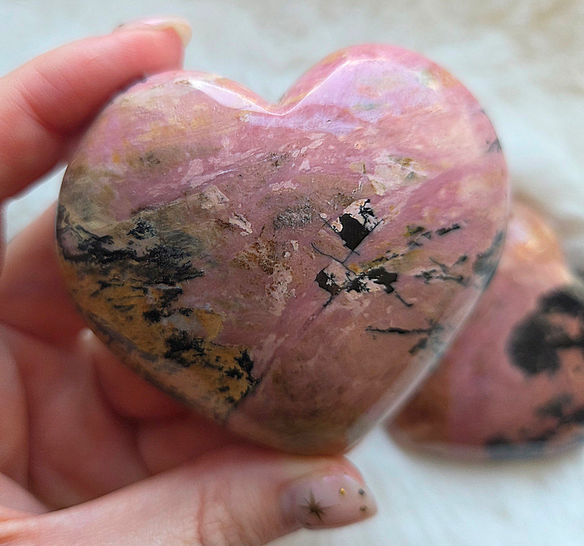 Rhodonite Heart