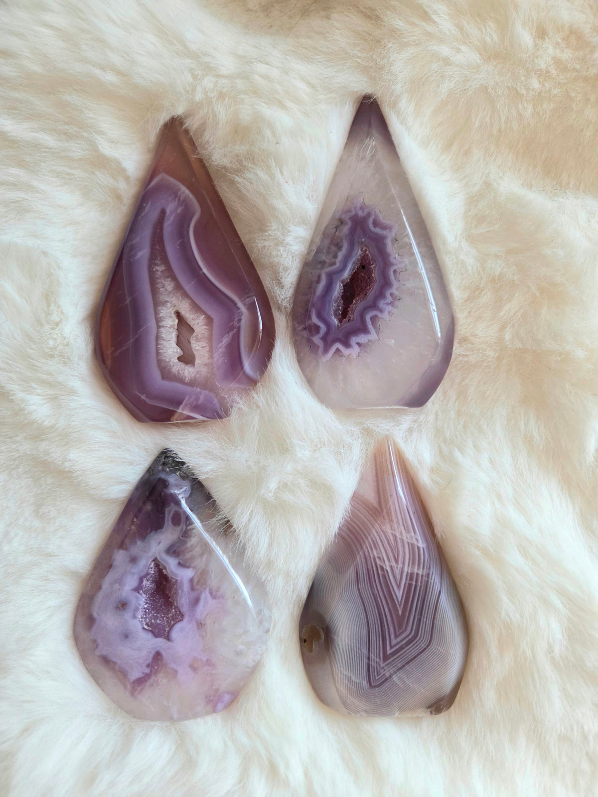 Jelly Agate Teardrops