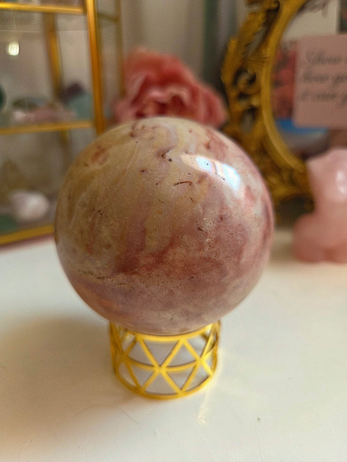 Large Polychrome Jasper Sphere