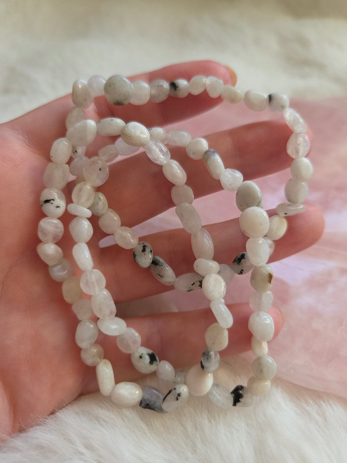 Rainbow Moonstone Bracelet