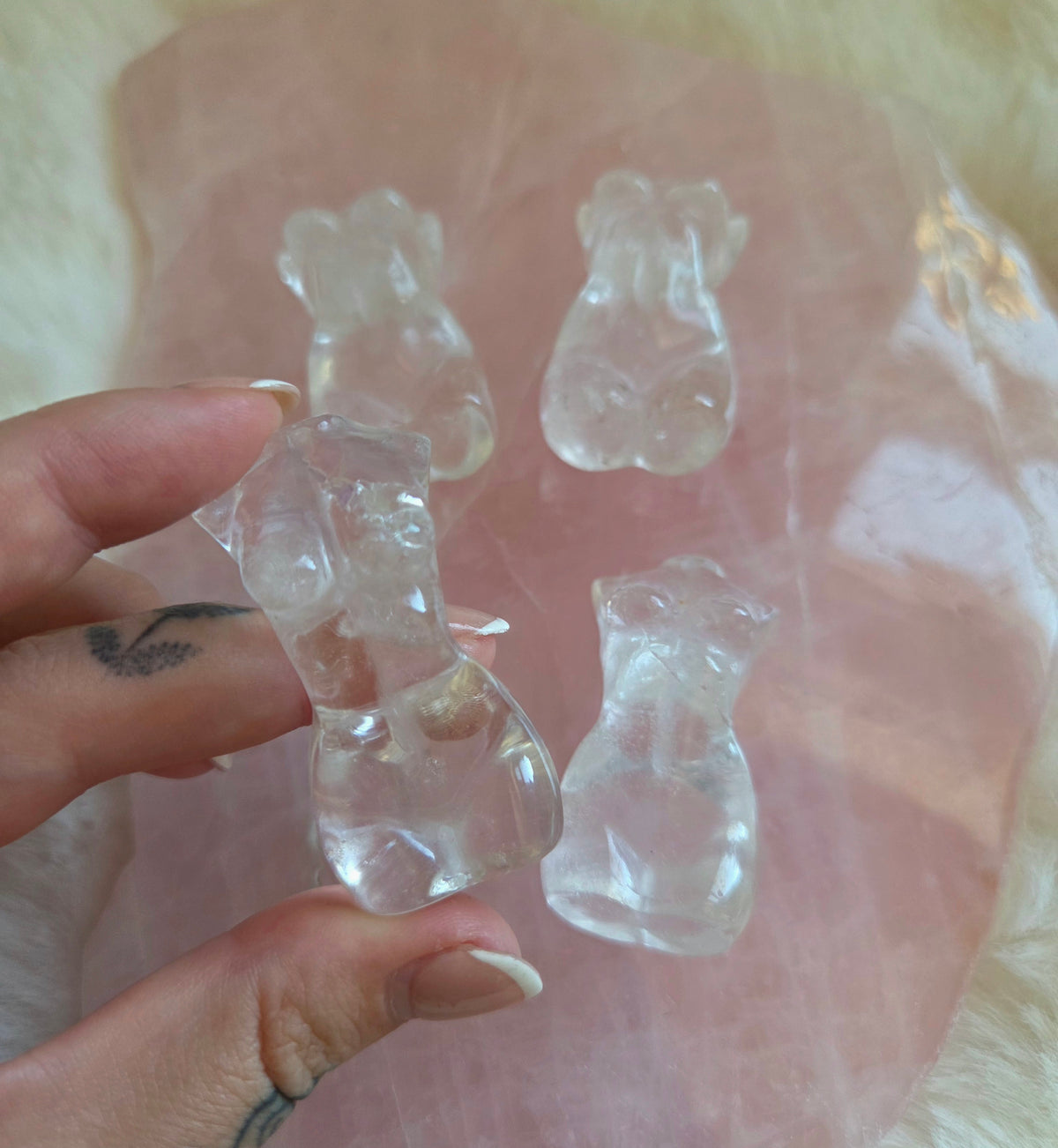 Clear Quartz Goddess Body