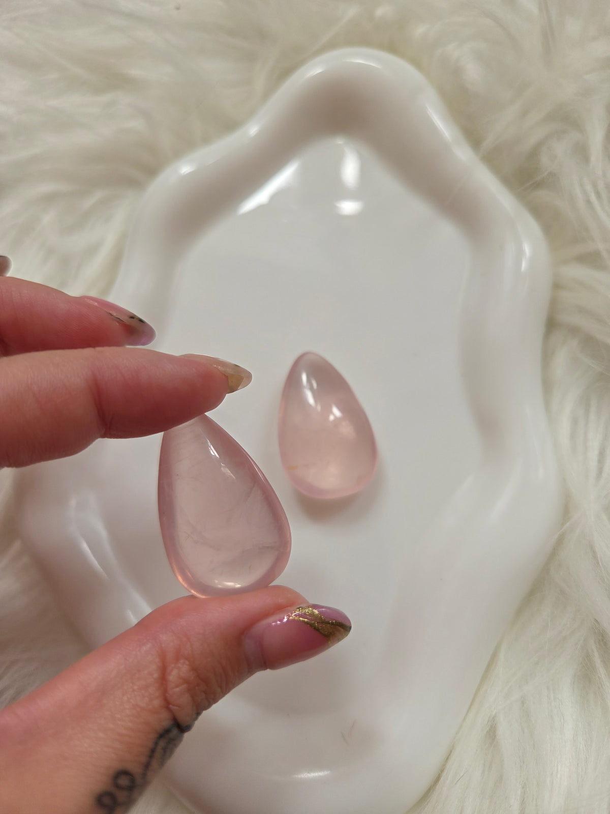 Rose Quartz Teardrop