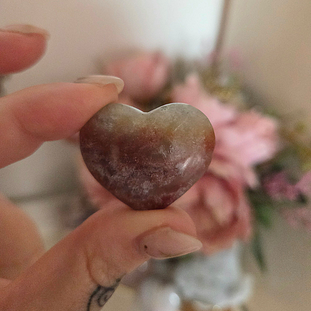 Ocean Jasper mini hearts - You Choose
