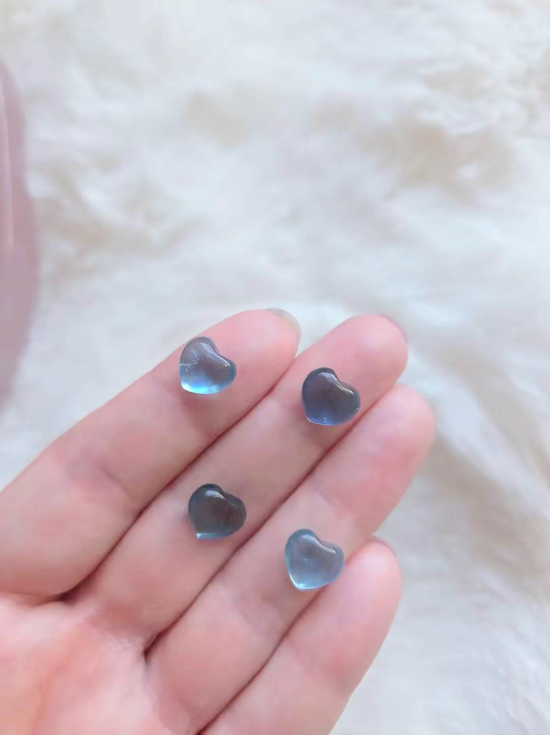 Aqua Marine Mini Heart